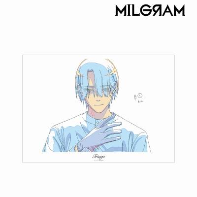 【アルマビアンカ】MILGRAM -ミルグラム- 原画A3マット加工ポスター シドウ 『トリアージ』