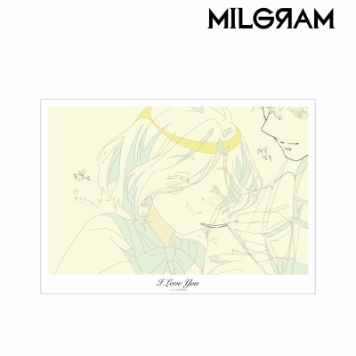【アルマビアンカ】MILGRAM -ミルグラム- 原画A3マット加工ポスター マヒル 『だいすき』