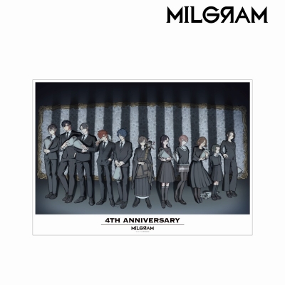 【アルマビアンカ】MILGRAM -ミルグラム- 描き下ろし 集合 4th Anniversary ver. A3マット加工ポスター