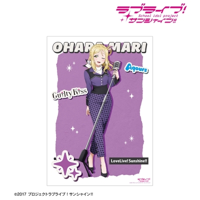【アルマビアンカ】ラブライブ！サンシャイン！！ 描き下ろし 小原鞠莉 The Blue Swell衣装ver. A3マット加工ポスター