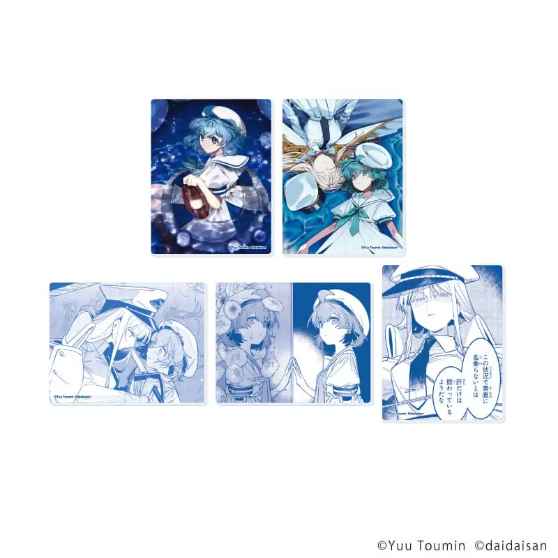 【A3】アクリルカード「アクアリウムは踊らない」01/ブラインド（全5種）（公式イラスト） 1BOX入数：5