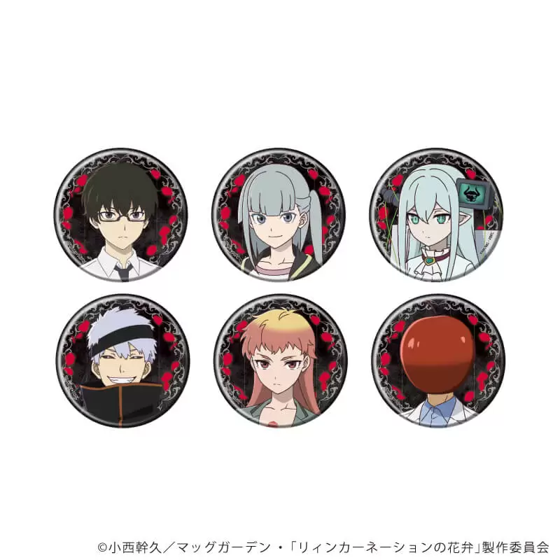 【A3】缶バッジ「TVアニメ『リィンカーネーションの花弁』」01/ブラインド（全6種）（公式イラスト） 1BOX入数：6