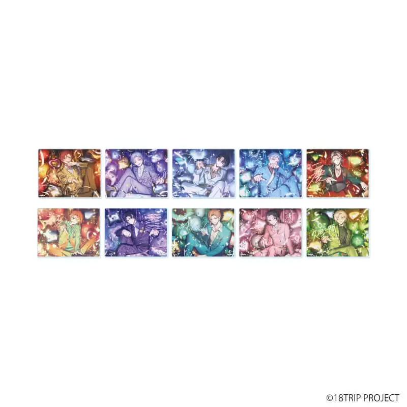【A3】アクリルカード「『18TRIP』」01/ブラインド（全10種）（公式イラスト） 1BOX入数：10