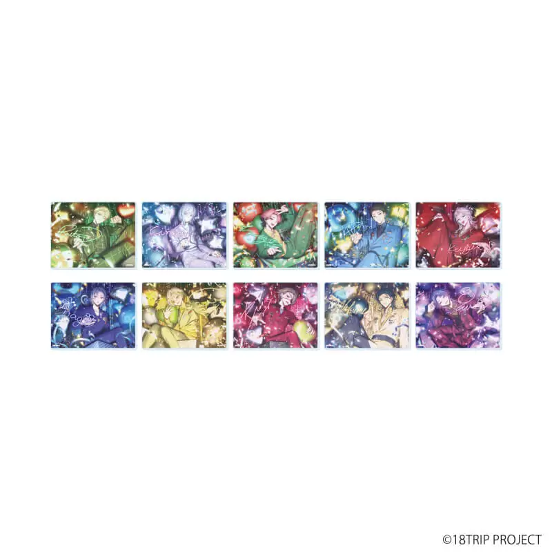 【A3】アクリルカード「『18TRIP』」02/ブラインド（全10種）（公式イラスト） 1BOX入数：10