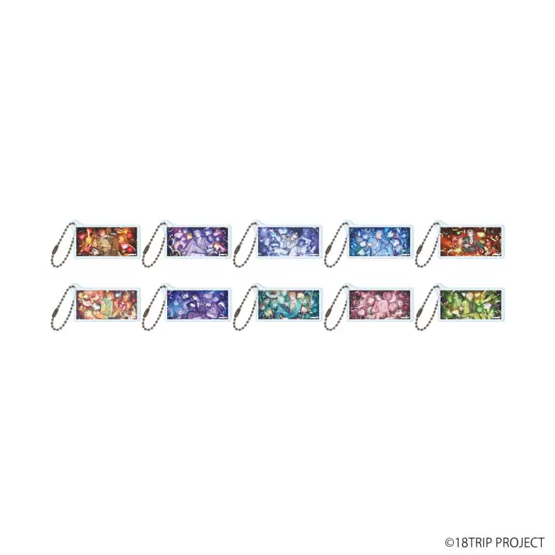 【A3】アクリルキーホルダー「『18TRIP』」01/ブラインド（全10種）（公式イラスト） 1BOX入数：10