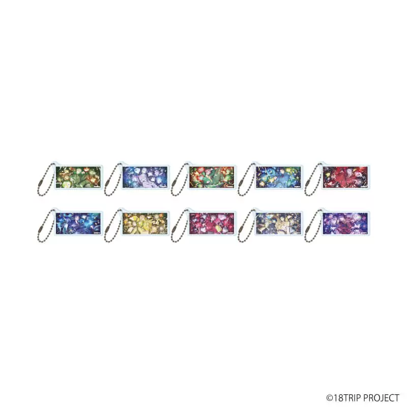 【A3】アクリルキーホルダー「『18TRIP』」02/ブラインド（全10種）（公式イラスト） 1BOX入数：10