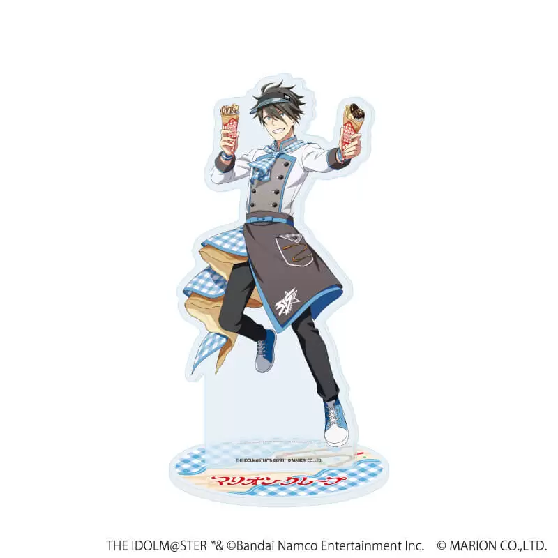 【A3】アクリルスタンド「アイドルマスター SideM」44/握野 英雄 クレープ屋ver.（描き下ろしイラスト）