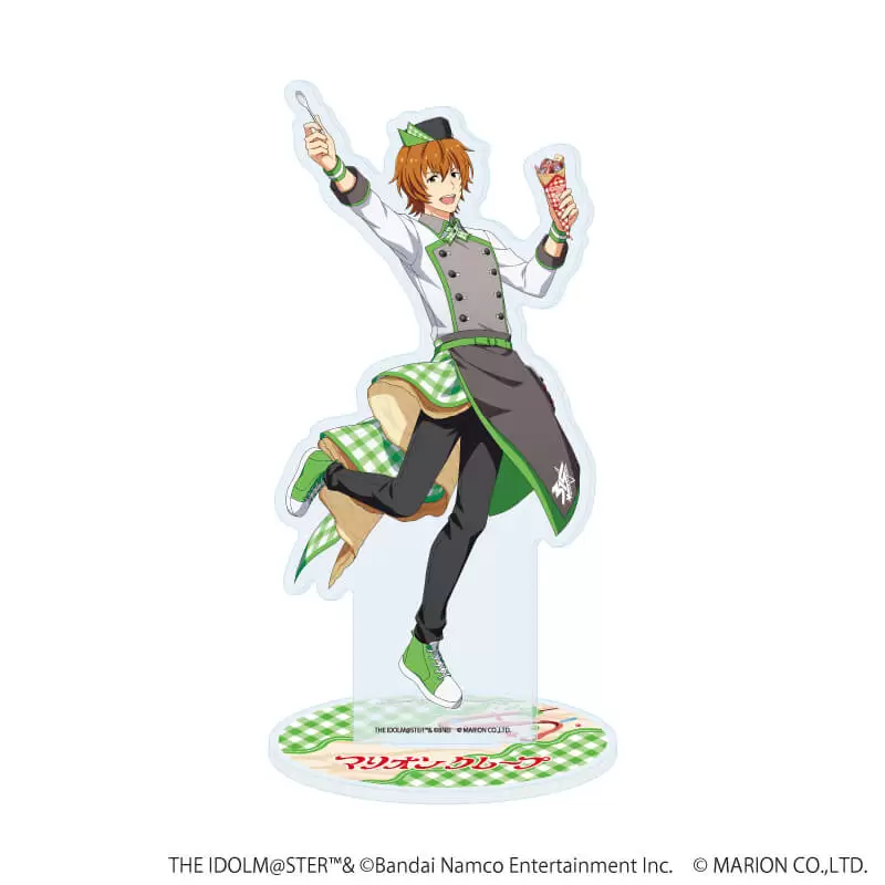 【A3】アクリルスタンド「アイドルマスター SideM」45/若里 春名 クレープ屋ver.（描き下ろしイラスト）
