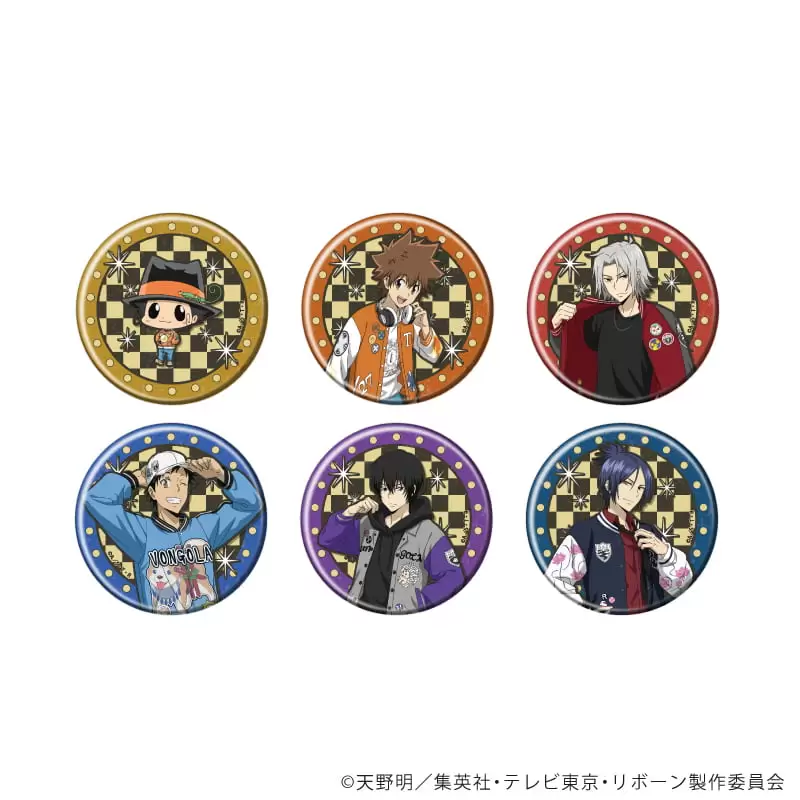 【A3】缶バッジ「家庭教師ヒットマンREBORN！」77/ブラインド（全6種）（描き下ろしイラスト） 1BOX入数：6