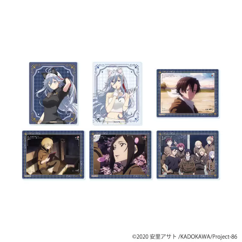 【A3】アクリルカード「86―エイティシックス―」01/ブラインド（全6種）（公式＆描き下ろしイラスト） 1BOX入数：6