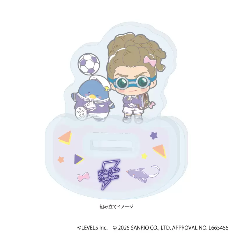 【A3】ゆらゆらアクリルスタンド「イナズマイレブン×サンリオキャラクターズ」03/鬼道有人×タキシードサム（コラボイラスト）