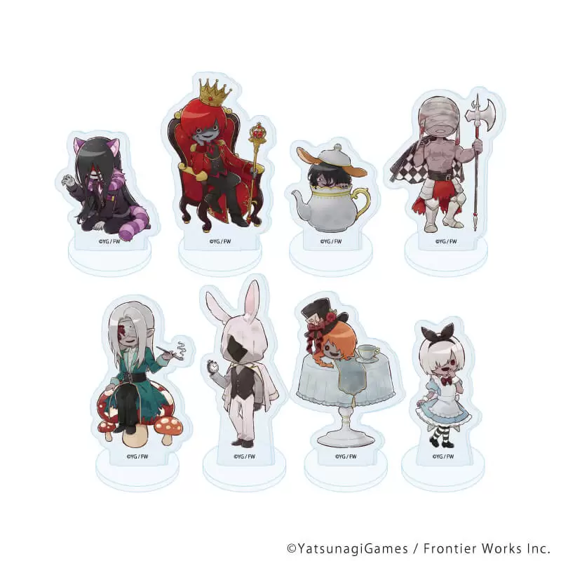 【A3】アクリルぷちスタンド「文字化化」02/不思議の国のアリスver. ブラインド（全8種）（グラフアートイラスト） 1BOX入数：8