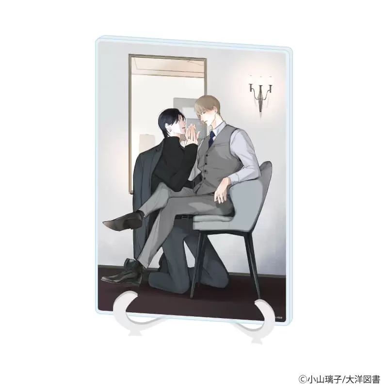 【A3】アクリルアートボード（A5サイズ）「小山璃子先生」02/「箱推しBLフェア～アイドルたちとのカフェタイム～」（公式イラスト）