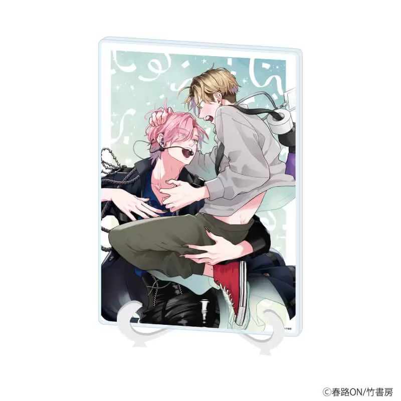 【A3】アクリルアートボード（A5サイズ）「春路ON先生」01/「箱推しBLフェア～アイドルたちとのカフェタイム～」（公式イラスト）