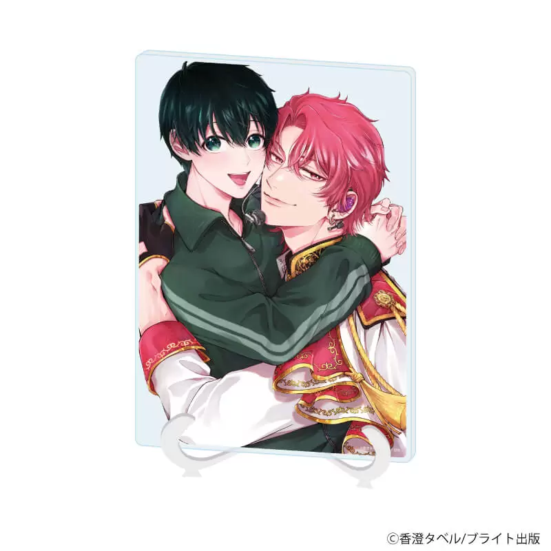 【A3】アクリルアートボード（A5サイズ）「香澄タベル先生」01/「箱推しBLフェア～アイドルたちとのカフェタイム～」（公式イラスト）