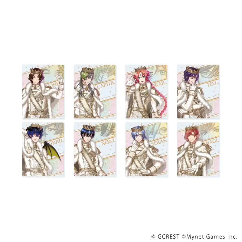 【A3】アクリルカード「夢王国と眠れる100人の王子様」19/ブラインド（全8種）（公式イラスト） 1BOX入数：8