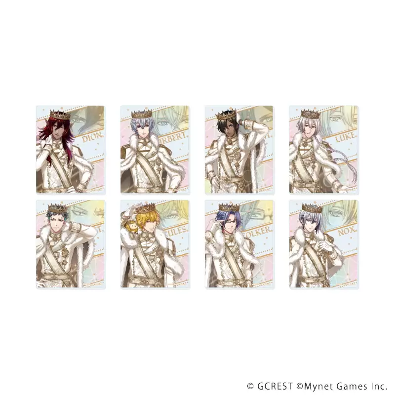 【A3】アクリルカード「夢王国と眠れる100人の王子様」20/ブラインド（全8種）（公式イラスト） 1BOX入数：8