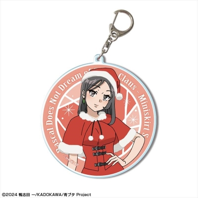 【ライセンスエージェント】青春ブタ野郎はサンタクロースの夢を見ない ビッグアクリルキーホルダー デザイン08（ミニスカサンタ）