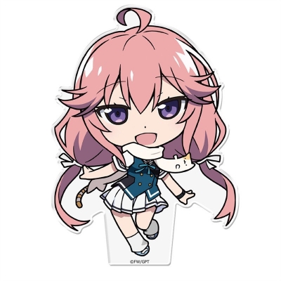 【アズメーカー】グリザイア：ファントムトリガー ぷにこれ！アクリルフィギュア（スタンド付） ムラサキ