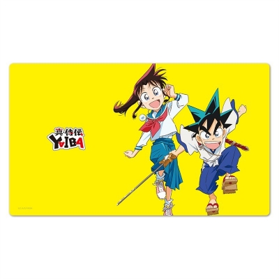 【アズメーカー】真・侍伝 YAIBA キャラクターラバーマット 刃＆さやか