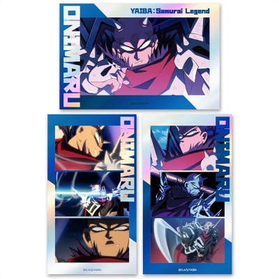 【アズメーカー】真・侍伝 YAIBA サムネイルキラステッカーセット 鬼丸 猛