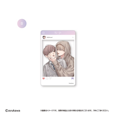 【タピオカ】肇×唯 SNS風クリアトレカ B