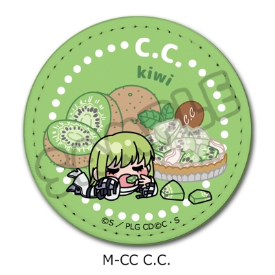 【シンクイノベーション】コードギアス 反逆のルルーシュ 第5弾 レザーバッジ（丸形） MーCC C．C．