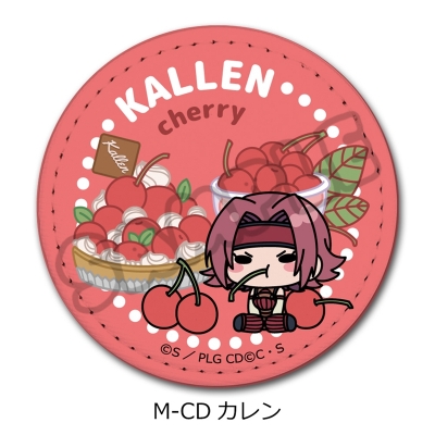 【シンクイノベーション】コードギアス 反逆のルルーシュ 第5弾 レザーバッジ（丸形） MーCD カレン