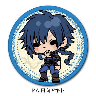 【シンクイノベーション】コードギアス 亡国のアキト レザーバッジ（丸形） MA 日向アキト