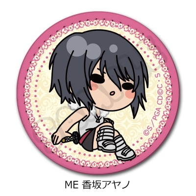 【シンクイノベーション】コードギアス 亡国のアキト レザーバッジ（丸形） ME 香坂アヤノ