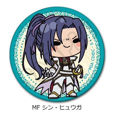 【シンクイノベーション】コードギアス 亡国のアキト レザーバッジ（丸形） MF シン・ヒュウガ