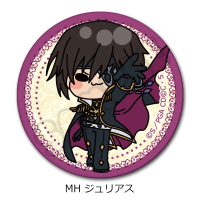 【シンクイノベーション】コードギアス 亡国のアキト レザーバッジ（丸形） MH ジュリアス