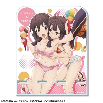 【ライセンスエージェント】この素晴らしい世界に爆焔を！ アクリルスマホスタンド （めぐみん＆ゆんゆん）