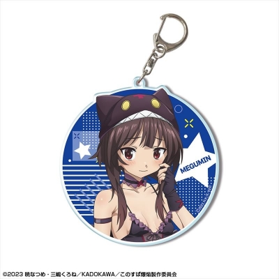 【ライセンスエージェント】この素晴らしい世界に爆焔を！ ビッグアクリルキーホルダー デザイン02（めぐみん/ちょむすけ風水着Ver.）【描き下ろし】