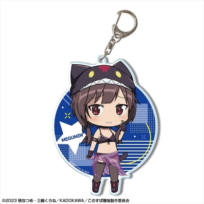 【ライセンスエージェント】この素晴らしい世界に爆焔を！ ビッグアクリルキーホルダー デザイン04（めぐみん/ちびキャラちょむすけ風水着Ver.）