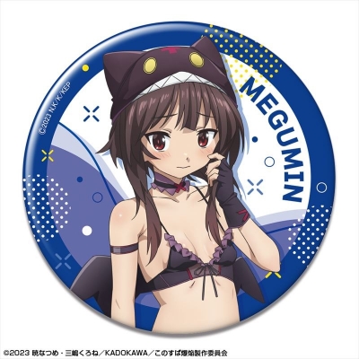 【ライセンスエージェント】この素晴らしい世界に爆焔を！ 缶バッジ デザイン02（めぐみん/ちょむすけ風水着Ver./A）【描き下ろし】