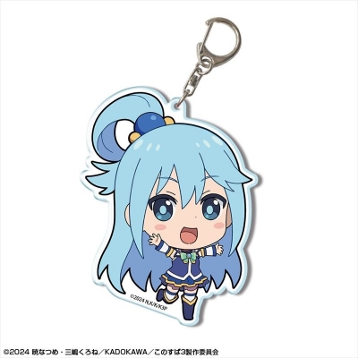 【ライセンスエージェント】この素晴らしい世界に祝福を！3 ビッグアクリルキーホルダー デザイン02（アクア）