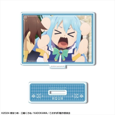【ライセンスエージェント】この素晴らしい世界に祝福を！3 ミニアクリルスタンド デザイン04（アクア/C）