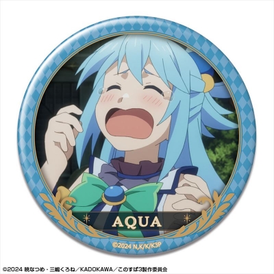 【ライセンスエージェント】この素晴らしい世界に祝福を！3 缶バッジ デザイン05（アクア/D）