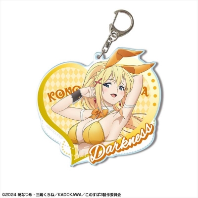 【ライセンスエージェント】この素晴らしい世界に祝福を！3 ビッグアクリルキーホルダー デザイン03（ダクネス/バニー風水着ver.）【描き下ろし】