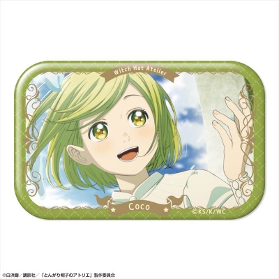 【ライセンスエージェント】「とんがり帽子のアトリエ」 長方形缶バッジ デザイン04（ココ/D）