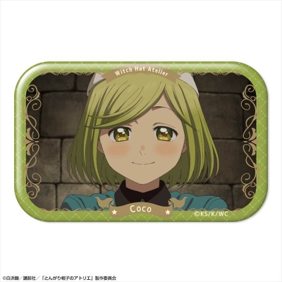 【ライセンスエージェント】「とんがり帽子のアトリエ」 長方形缶バッジ デザイン06（ココ/F）