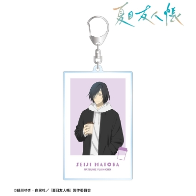 【アルマビアンカ】夏目友人帳 描き下ろし 的場静司 冬の装いver. インスタントカメラ風BIGアクリルキーホルダー