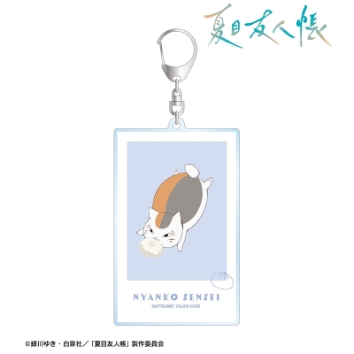 【アルマビアンカ】夏目友人帳 描き下ろし ニャンコ先生 A 冬の装いver. インスタントカメラ風BIGアクリルキーホルダー