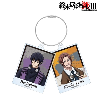 【アルマビアンカ】終末のワルキューレIII ベルゼブブ＆ニコラ・テスラ 2連ワイヤーBIGアクリルキーホルダー