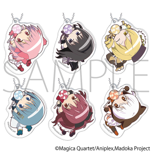 【ムービック】魔法少女まどか☆マギカ かぷりっこアクリルキーホルダーコレクション 1BOX入数：6