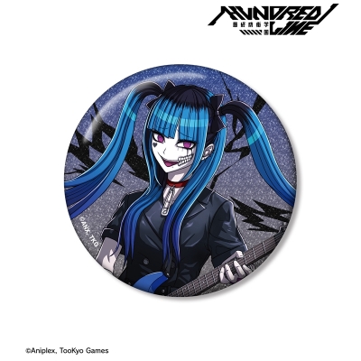 【アルマビアンカ】HUNDRED LINE -最終防衛学園- 描き下ろし 飴宮怠美 ロックバンドver. 75mmグリッター缶バッジ