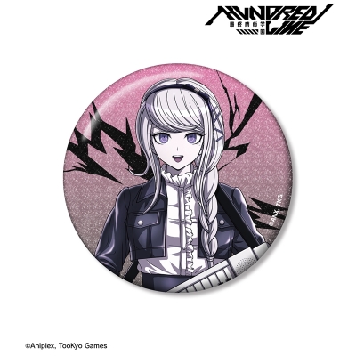 【アルマビアンカ】HUNDRED LINE -最終防衛学園- 描き下ろし 霧藤希 ロックバンドver. 75mmグリッター缶バッジ