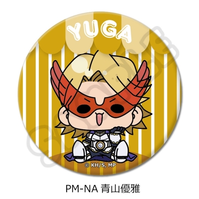 【シンクイノベーション】僕のヒーローアカデミア POTEmocho 第4弾 丸形缶バッジ（57mm） PM-NA 青山優雅