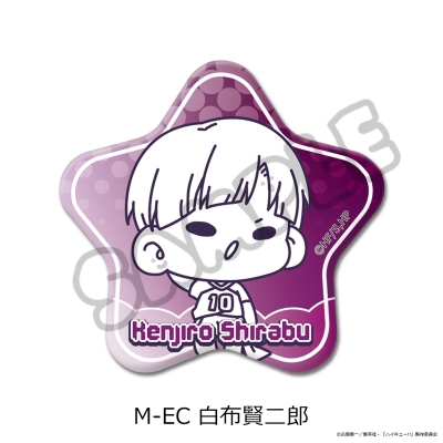 【シンクイノベーション】ハイキュー！！ 第11弾 星型缶バッジ（mochocho） M-EC 白布賢二郎